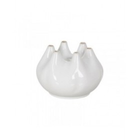 Vaso Bianco Ceramica 24,5 x 24,5 x 18 cm