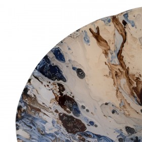 Centrotavola Azzurro Marrone 29 x 29 x 5 cm