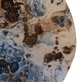 Centrotavola Azzurro Marrone 29 x 29 x 5 cm