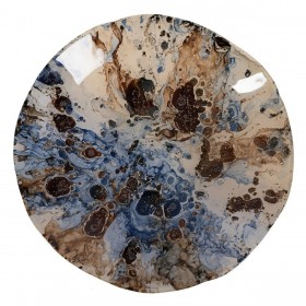 Centrotavola Azzurro Marrone 29 x 29 x 5 cm