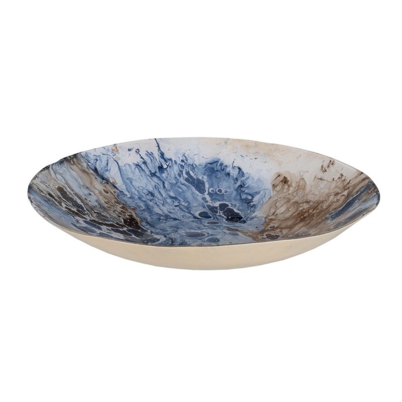 Centrotavola Azzurro Marrone 39 x 39 x 6,5 cm