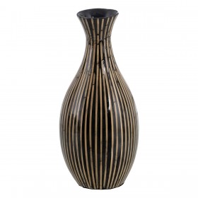 Vaso Nero Beige 20 x 20 x 45 cm