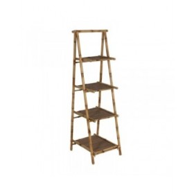 Scaffale Beige Bambù 48 x 50 x 152 cm