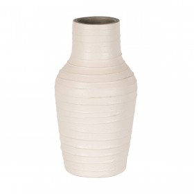 Vaso Bianco Ceramica 17 x 17 x 30 cm