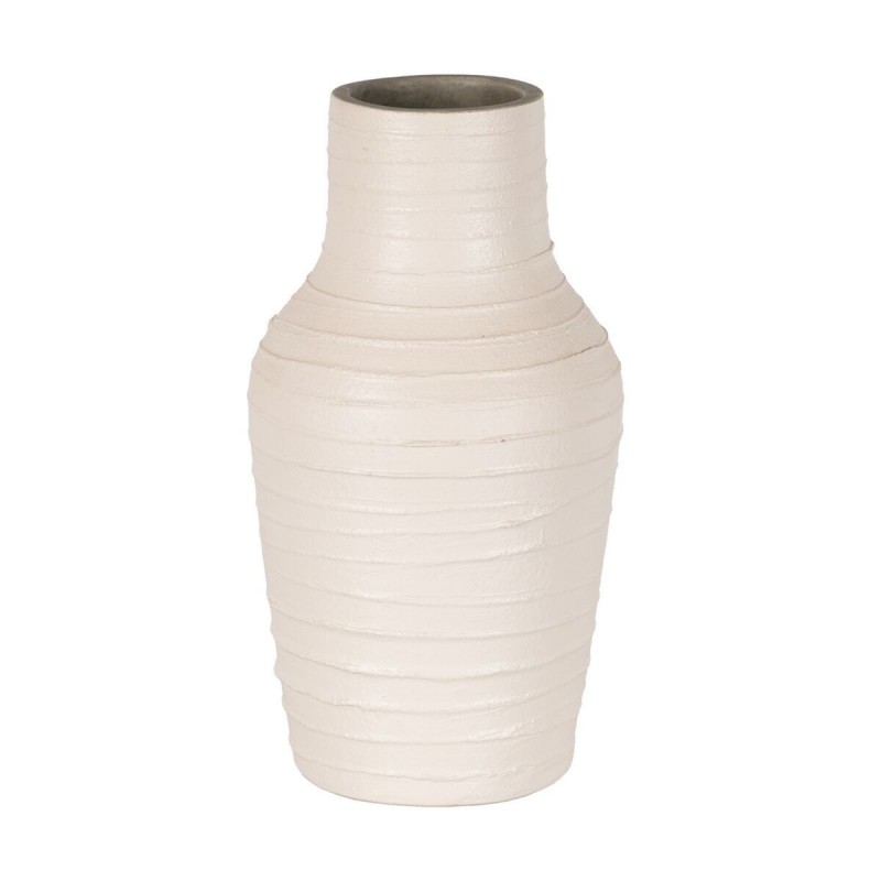 Vaso Bianco Ceramica 17 x 17 x 30 cm