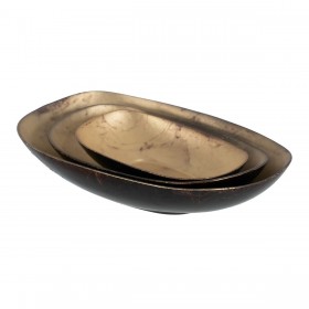 Centrotavola Marrone Nero 16,5 x 25 x 5,2 cm