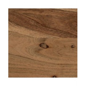 Tavolo aggiuntivo Nero Naturale 35 x 35 x 65 cm
