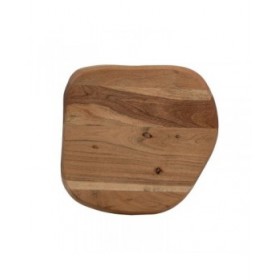 Tavolo aggiuntivo Nero Naturale 35 x 35 x 65 cm