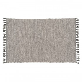 Tappeto Grigio 70 % cotone 30 % Poliestere 160 x 230 cm