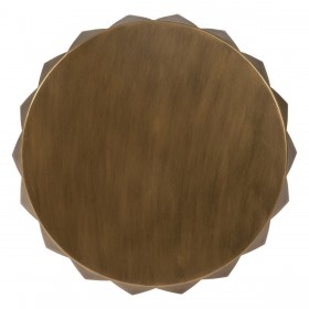 Tavolino da Caffè Nero Dorato Ferro 49 x 49 x 45,5 cm