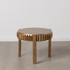 Tavolino Aggiuntivo Dorato Ferro 64 x 64 x 50 cm