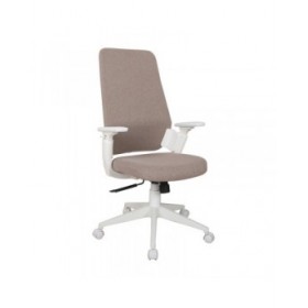Sedia da Ufficio Bianco Taupé 67,5 x 62 x 114,5 cm