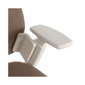 Sedia da Ufficio Bianco Taupé 67,5 x 62 x 114,5 cm