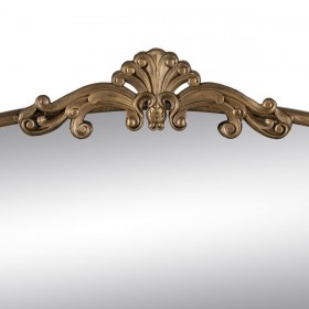 Specchio da parete Dorato Cristallo Ferro 54 x 16,5 x 51 cm