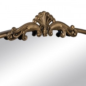 Specchio da parete Dorato Cristallo Ferro 54 x 16,5 x 51 cm