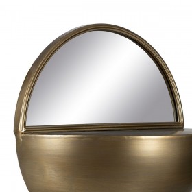 Specchio da parete Dorato Cristallo Ferro 36 x 17 x 40 cm