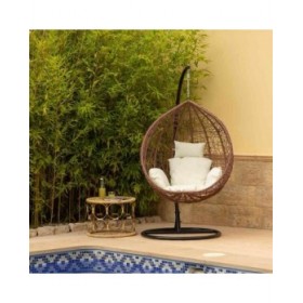 Tavolino da Caffè Alexandra House Living Marrone Corda Ferro 60 x 40 x 60 cm