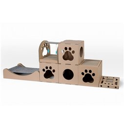 Portacandele Grigio Metallo Cristallo 28 x 28 x 25 cm