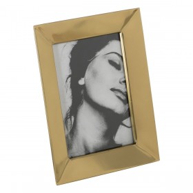 Cornice Portafoto Dorato Acciaio inossidabile Cristallo 19 x 24 cm