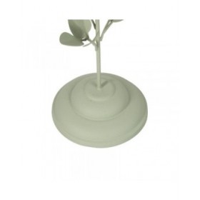 Portacandele Verde Chiaro Ferro 8 x 8 x 26 cm