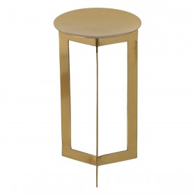 Portacandele Dorato Acciaio inossidabile 16,5 x 16,5 x 29 cm