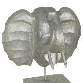 Statua Decorativa Argentato Elefante 35 x 21 x 35 cm
