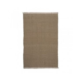 Tappeto Nero Naturale 200 x 1 x 300 cm