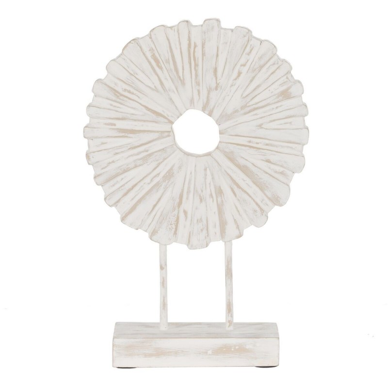 Scultura Bianco Beige Legno di mango 25,5 x 9,5 x 37 cm