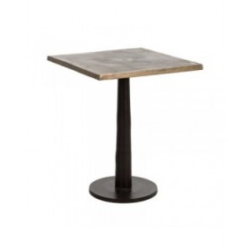 Tavolo aggiuntivo Nero Naturale 60 x 60 x 73 cm
