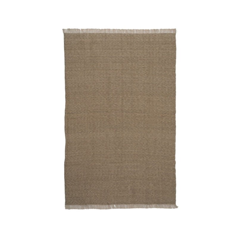 Tappeto Nero Naturale 160 x 1 x 240 cm