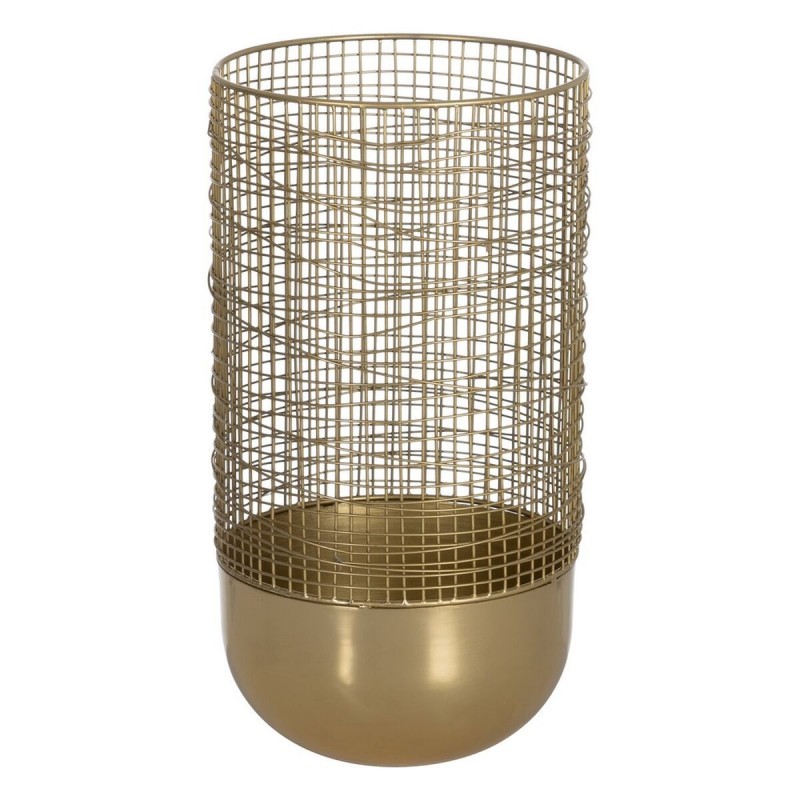 Vaso Dorato Ferro 21 x 21 x 40 cm