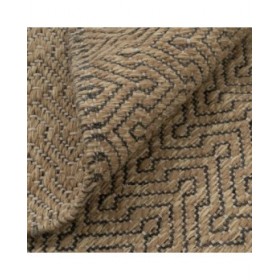 Tappeto Nero Naturale 160 x 1 x 240 cm