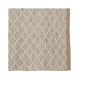 Tappeto Bianco Naturale 200 x 1 x 300 cm