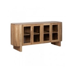 Credenza CREEL Naturale Cristallo Legno di mango 180 x 40 x 80 cm