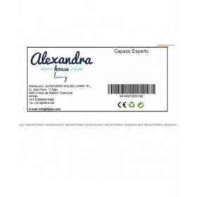 Navicella Alexandra House Living Sparto 37 x 40 x 66 cm