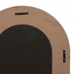 Specchio da parete Naturale Cristallo Legno MDF 50 x 2,2 x 85 cm