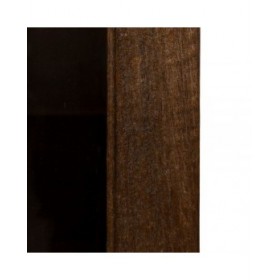 Stand Espositore Marrone Cristallo Legno di mango 40 x 40 x 180 cm