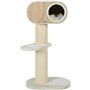 Tavolo aggiuntivo PAUL Nero Beige Ferro 58 x 58 x 60 cm