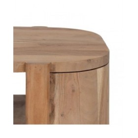 Tavolino da Caffè CREEL Naturale 120 x 50 x 40 cm