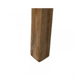 Tavolo Nero Naturale 110 x 60 x 110 cm