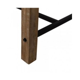 Tavolo aggiuntivo Nero Naturale 110 x 60 x 90 cm