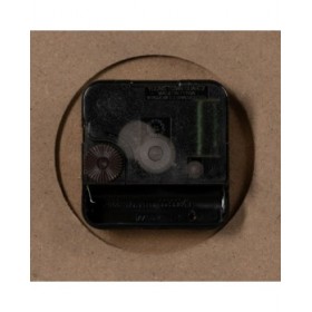 Orologio da Parete Nero Dorato Ferro Legno MDF 80 x 2,5 x 80 cm