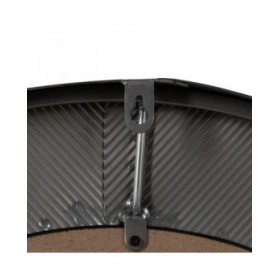 Orologio da Parete Nero Dorato Ferro Legno MDF 61 x 2,5 x 61 cm