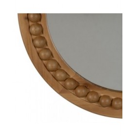 Specchio da parete Naturale 50,5 x 3 x 50,5 cm