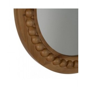 Specchio da parete Naturale 50,5 x 3 x 50,5 cm