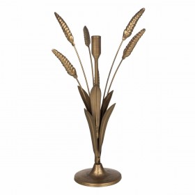 Portacandele Dorato Ferro Ø 23 cm 23 x 23 x 43 cm
