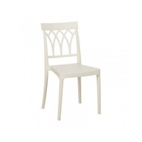 Sedia da Sala da Pranzo Bianco polipropilene 42 x 54 x 83 cm