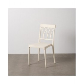 Sedia da Sala da Pranzo Bianco polipropilene 42 x 54 x 83 cm