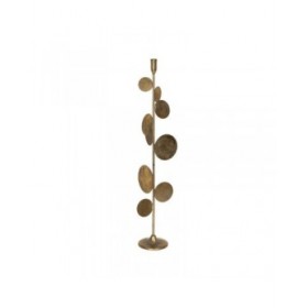 Portacandele Dorato Ferro 18,5 x 18,5 x 71,5 cm