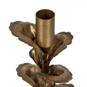 Portacandele Dorato Ferro 9,5 x 9,5 x 21 cm